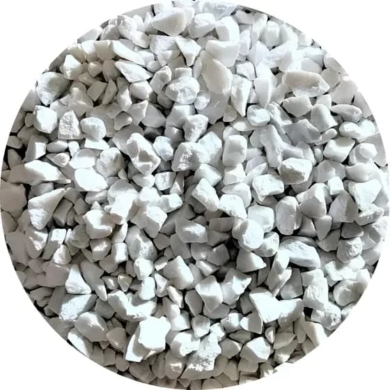 Pedras Ornamentais Pedrisco Branco Número 2 10kg