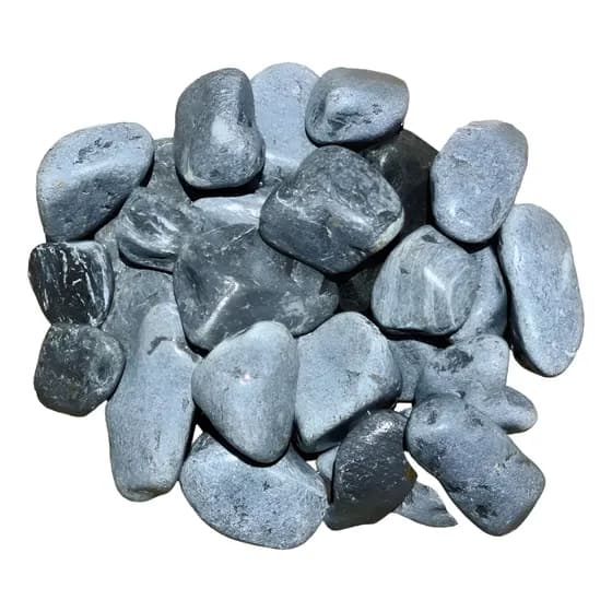 Pedras Ornamentais Seixo Cinza Para Jardim Aquario - 9,5kg