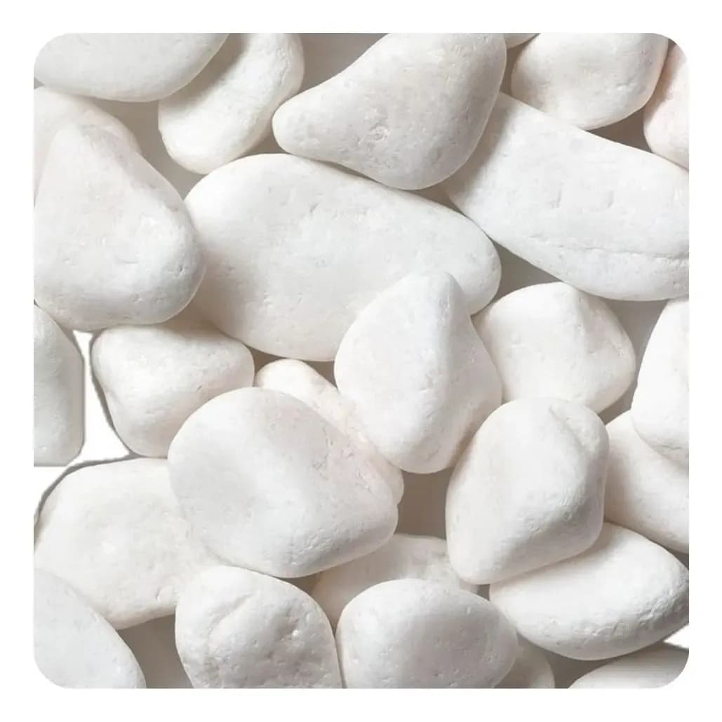Pedra Dolomita Branca N° 2 Para Jardim 4kg