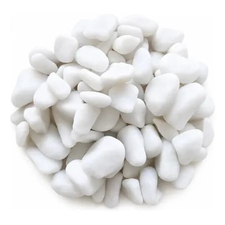 10kg Pedra Dolomita Branca Seixo Natural Para Jardim 2-5cm Branco 2 Cm 5 Cm