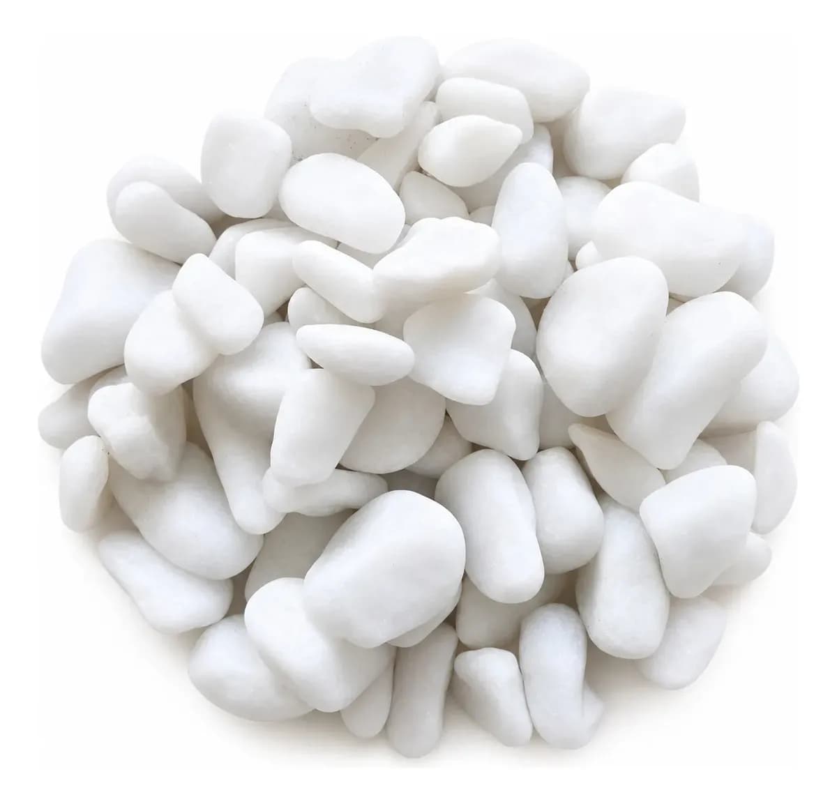 10kg Pedra Dolomita Branca Seixo Natural Para Jardim 2-5cm Branco 2 Cm 5 Cm