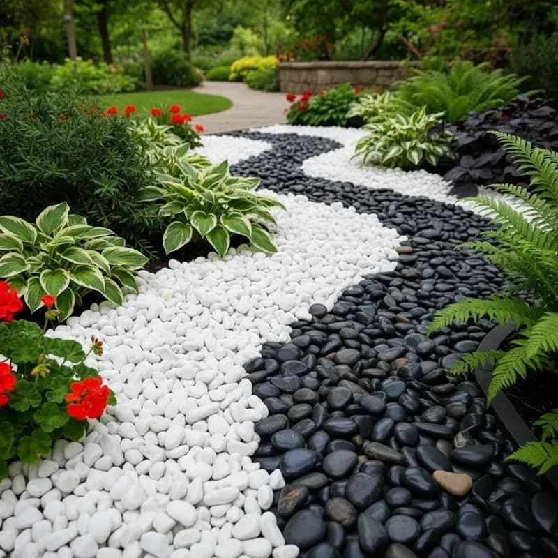 10kg Pedra Dolomita Branca Seixo Natural Para Jardim 2-5cm Branco 2 Cm 5 Cm