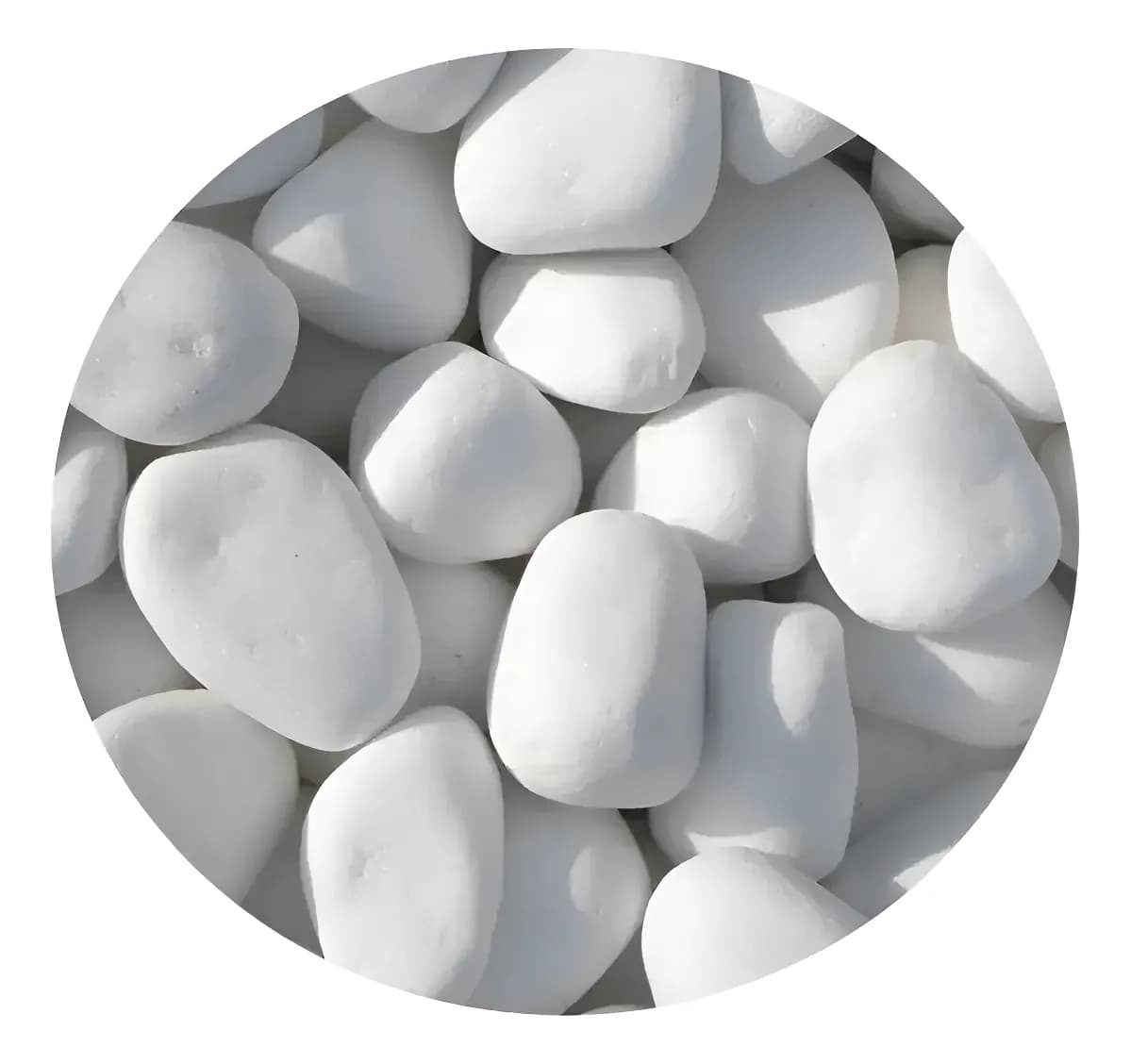 4kg Pedra Dolomita Branca Para Vaso Planta Jardim Premium Branco 4 Cm 6 Cm