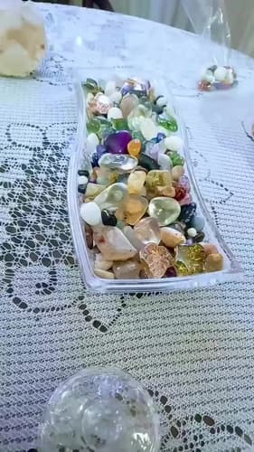 Kit Pedras Mistas Cristais Mix Energia Positiva 200g