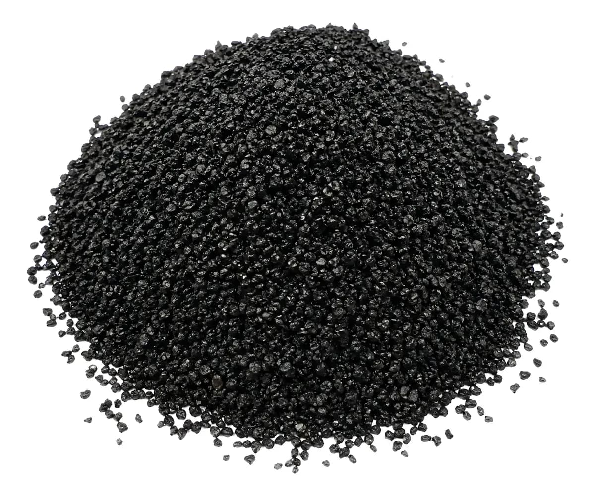 Substrato Areia Preta Basalto Natural Aquário 28,5 Kg Nº00